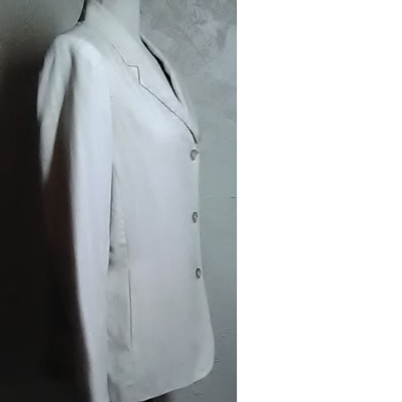 Sag Harbor New Cream Blazer Size 14 - Picture 5 of 6